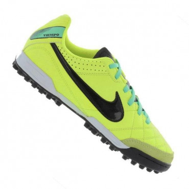 NIKE JR TIEMPO NATURAL IV LTR TF TURFY DĚTSKÉ - Neon zelená č.2