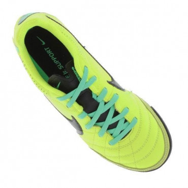 NIKE JR TIEMPO NATURAL IV LTR TF TURFY DĚTSKÉ - Neon zelená č.3
