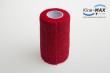 KINE-MAX COHESIVE ELASTIC BANDAGE ELASTICKÁ SAMOFIXAČNÍ BANDÁŽ 10cm x 4,5m - Červená č.2