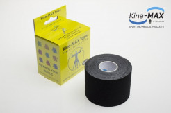 KINE-MAX SUPER-PRO COTTON KINESIO TEJP 5cm x 5m - Černá