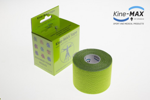 KINE-MAX SUPER-PRO RAYON KINESIO TEJP 5cm x 5m - Zelená č.1