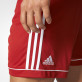 ADIDAS SQUADRA 17 SHORT TRENKY PÁNSKÉ - Červená, Bílá č.1