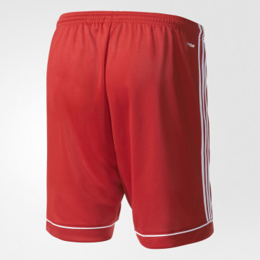 ADIDAS SQUADRA 17 SHORT TRENKY PÁNSKÉ - Červená, Bílá č.3