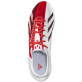 ADIDAS F10 TRX FG JR MESSI JUNIORSKÉ KOPAČKY - Bílá, Červená č.2