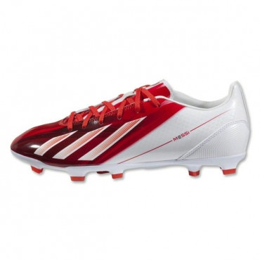 ADIDAS F10 TRX FG JR MESSI JUNIORSKÉ KOPAČKY - Bílá, Červená č.4