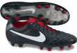 NIKE TIEMPO LEGEND IV FG SENIORSKÉ KOPAČKY - Černá, Červená, Bílá č.1