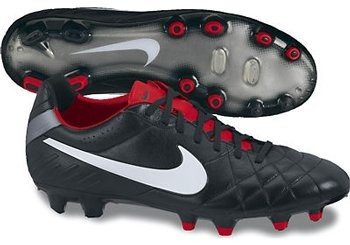NIKE TIEMPO LEGEND IV FG SENIORSKÉ KOPAČKY - Černá, Červená, Bílá č.1