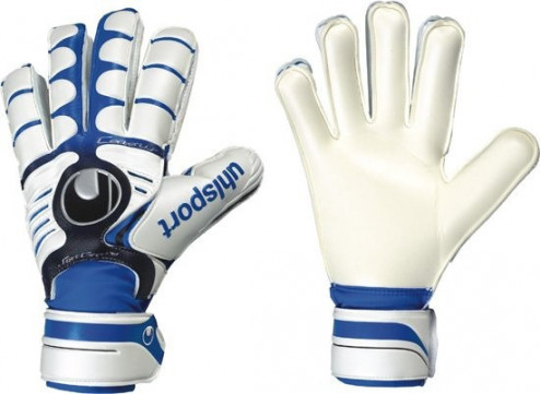 UHLSPORT 0954 CERBERUS SOFT SF BR.RUKAVICE - Bílo, Modrá č.1
