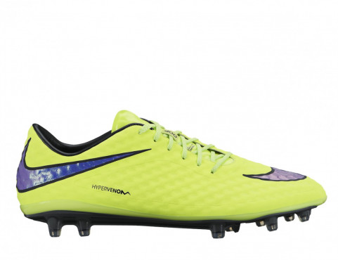 NIKE HYPERVENOM PHANTOM FG KOPAČKY SENIORSKÉ - Neon žlutá, Fialová č.1