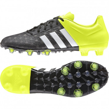 ADIDAS ACE 15.2 FG/AG KOPAČKY PÁNSKÉ - Černá, Neon žlutá č.1