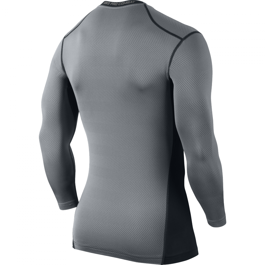 NIKE PRO HYPERWARM LITE COMPRESSION THERMO TRIKO DLOUHÝ RUKÁV PÁNSKÉ Šedá, Černá Produkty