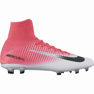 NIKE MERCURIAL VELOCE III DF FG KOPAČKY PÁNSKÉ - Růžová, Bílá č.1