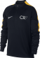 NIKE CR7 Y NIKE SQUAD DRIL TOP MIKINA DĚTSKÁ - Černá, Oranžová č.1