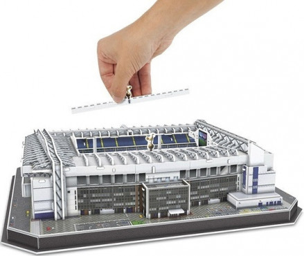 3D PUZZLE FOTBALOVÝ STADION - WHITE HART LANE (TOTTENHAM) - Bílá č.3