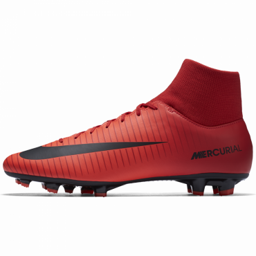 NIKE MERCURIAL VICTORY VI DF FG KOPAČKY PÁNSKÉ - Červená, Černá č.4