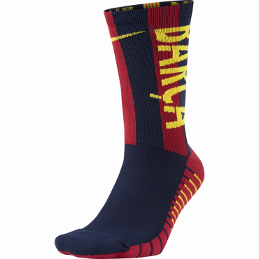 NIKE FC BARCELONA CREW PONOŽKY - Tmavé modrá, Vínová č.1