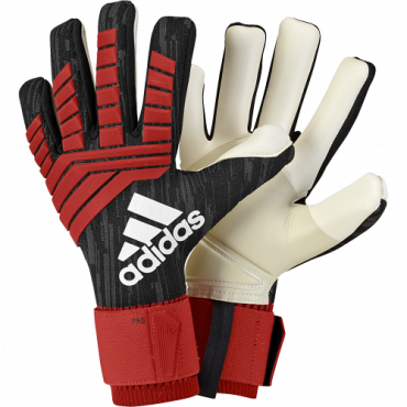 ADIDAS PREDATOR PRO BRANKÁŘSKÉ RUKAVICE - Černá, Červená č.1