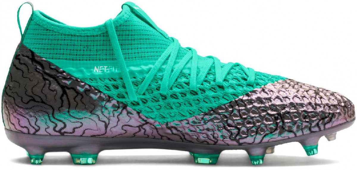 PUMA FUTURE NETFIT FG/AG KOPAČKY PÁNSKÉ Stříbrná, Tyrkysová