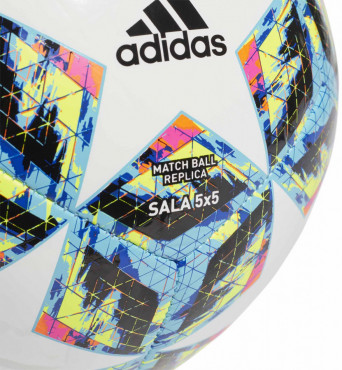 ADIDAS FINALE CHAMPIONS LEAGUE 5X5 FUTSAL MÍČ - Bílá č.4