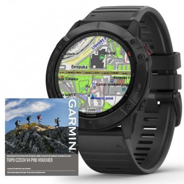 GARMIN FENIX6X PRO GLASS BLACK/BLACK BAND MULTISPORTOVNÍ HODINKY č.12
