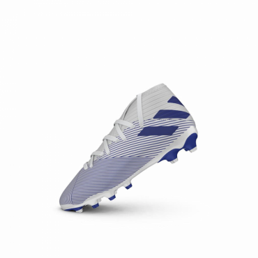 ADIDAS NEMEZIZ 19.3 MG J KOPAČKY DĚTSKÉ - Bílá, Modrá č.2