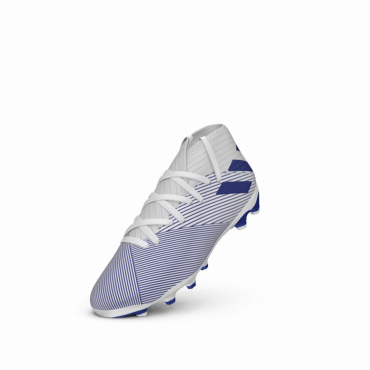 ADIDAS NEMEZIZ 19.3 MG J KOPAČKY DĚTSKÉ - Bílá, Modrá č.5