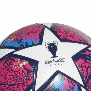 ADIDAS FINALE ISTANBUL LEAGUE FOTBALOVÝ MÍČ - Bílá, Fialová č.4