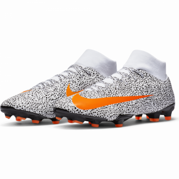 NIKE MERCURIAL SUPERFLY 7 ACADEMY CR7 SAFARI FG/MG KOPAČKY PÁNSKÉ - Bílá, Oranžová č.1