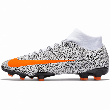 NIKE MERCURIAL SUPERFLY 7 ACADEMY CR7 SAFARI FG/MG KOPAČKY PÁNSKÉ - Bílá, Oranžová č.4
