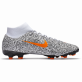 NIKE MERCURIAL SUPERFLY 7 ACADEMY CR7 SAFARI FG/MG KOPAČKY PÁNSKÉ - Bílá, Oranžová č.7