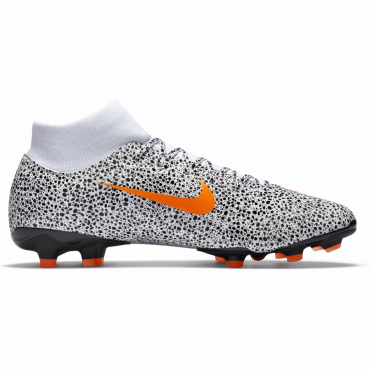 NIKE MERCURIAL SUPERFLY 7 ACADEMY CR7 SAFARI FG/MG KOPAČKY PÁNSKÉ - Bílá, Oranžová č.7
