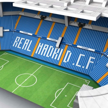 3D PUZZLE NANOSTAD MINI EDICE: SANTIAGO BERNABEU (REAL MADRID) č.2
