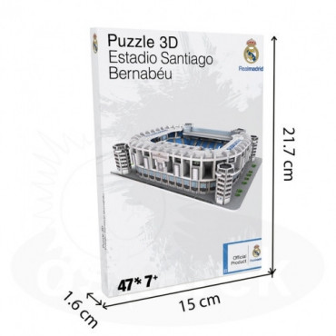 3D PUZZLE NANOSTAD MINI EDICE: SANTIAGO BERNABEU (REAL MADRID) č.5