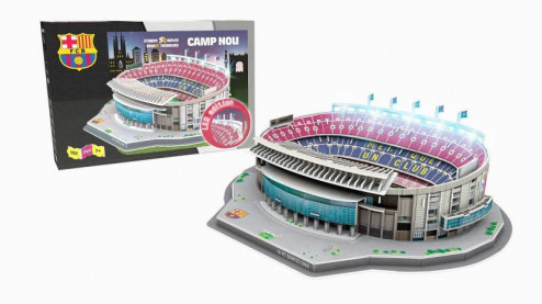 3D PUZZLE NANOSTAD LED FOTBALOVÝ STADION - CAMP NOU (BARCELONA) č.1