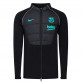 NIKE FC BARCELONA STRIKE WINTER WARRIOR FOTBALOVÁ BUNDA - Černá, Světle modrá č.2