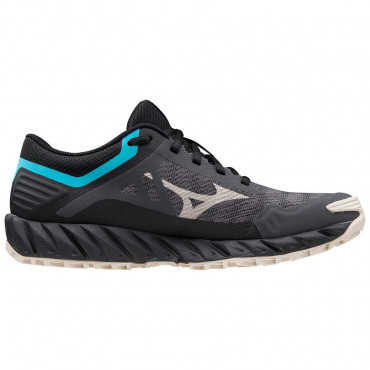 MIZUNO WAVE IBUKI 3 BĚŽECKÁ OBUV DÁMSKÁ - Černá, Šedá č.2