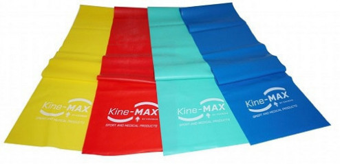 KINE-MAX RESISTANCE BAND LEVEL 1-4 SET č.2