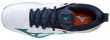 MIZUNO WAVE MOMENTUM 2 VOLEJBALOVÉ BOTY PÁNSKÉ - Bílá, Světle modrá č.4