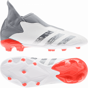 ADIDAS PREDATOR FREAK.3 LL FG JR KOPAČKY DĚTSKÉ - Bílá, Šedá č.1