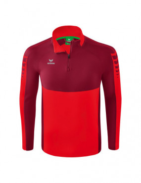 ERIMA SIX WINGS MIKINA 1/2 ZIP - DĚTSKÁ - Červená, Bordová č.1