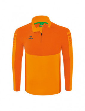 ERIMA SIX WINGS MIKINA 1/2 ZIP - DĚTSKÁ - Oranžová neon, Oranžová č.1