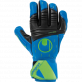 UHLSPORT AQUASOFT HN BRANKÁŘSKÉ RUKAVICE - Modrá, Černá č.2