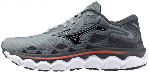 MIZUNO WAVE HORIZON 7 BĚŽECKÁ OBUV PÁNSKÁ - Šedá, Černá, Oranžová č.1