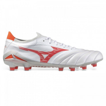 MIZUNO MORELIA NEO IV BETA ELITE MD KOPAČKY PÁNSKÉ - Bílá, Červená č.2