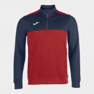 JOMA WINNER TRÉNINKOVÁ MIKINA 1/2 ZIP PÁNSKÁ - Červená, Tm. modrá