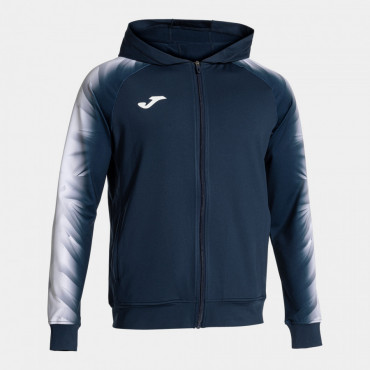 JOMA ELITE XI MIKINA S KAPUCÍ PÁNSKÁ - Tmavě modrá, Bílá č.1