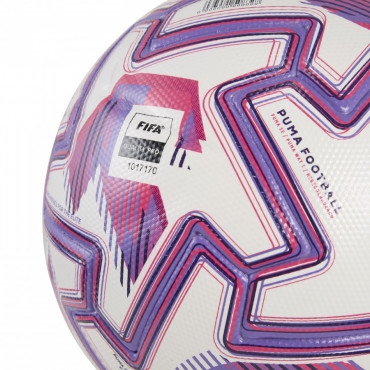 PUMA ORBITA ULTIMATE PL BRILLIANCE MÍČ FOTBAL - Bílá, Růžová č.2