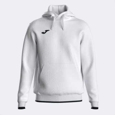 JOMA OLIMPIADA MIKINA S KAPUCÍ UNISEX - Bílá č.1