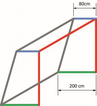 HUCK 1071 FOTBALOVÁ SÍŤ PP 4mm 7,5x2,5x0,8x2,0 m - Zelená, Bílá č.6