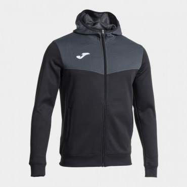 JOMA CAMPUS STREET MIKINA S KAPUCÍ UNISEX - Černá, Šedá č.1